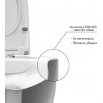 Унитаз подвесной Bocchi V-Tondo 49см. с сиденьем Soft-close 1417-001-0129+A0336-001 Унитаз подвесной Bocchi V-Tondo 49см. с сиденьем Soft-close 1417-001-0129+A0336-001